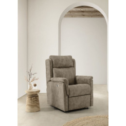 ROMA 8991 SER.EXPRESS NATURA PEARL ELEVABLE, 2MOT+RUEDAS SILLON RELAX MOPAL