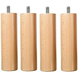 PATA N112 MADERA NATURAL 20 CM.