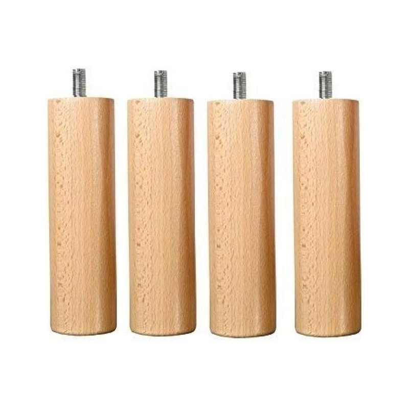 PATA N112 MADERA NATURAL 20 CM.