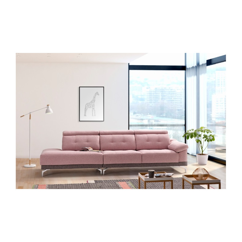 NAROA N.206 3PL.EX.220CM SERIE C C/DELFINO C/14 MOSTAZA SOFA RESIMUR