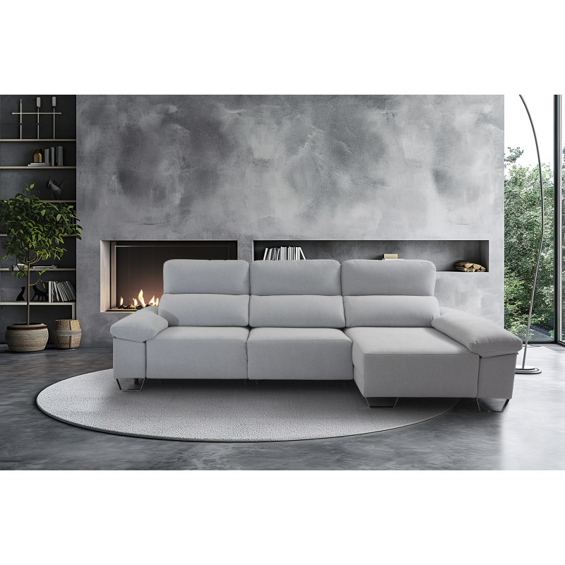 KIRA 292 RLX 3G+DIG 3PL/DIVAN G S-OF T/CARDINY GRIS SOFA RELAX