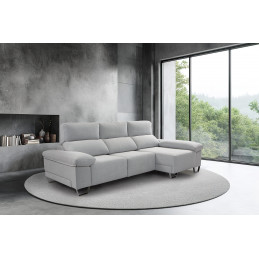 KIRA 292 RLX 3G+DIG 3PL/DIVAN G S-OF T/CARDINY GRIS SOFA RELAX