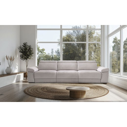 SOFA KEVIN 3PL 240 (62X62X62) S/VIP T/NASERA STEEL SOFA DESLIZANTE FUTURE
