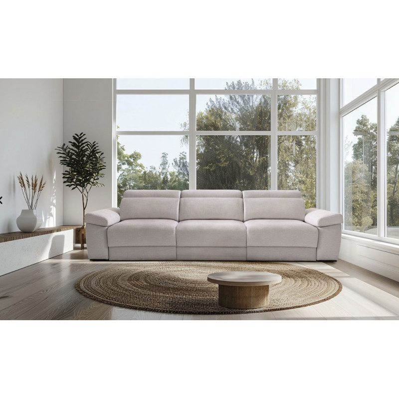 SOFA KEVIN 3PL 240 (62X62X62) S/VIP T/NASERA STEEL SOFA DESLIZANTE FUTURE
